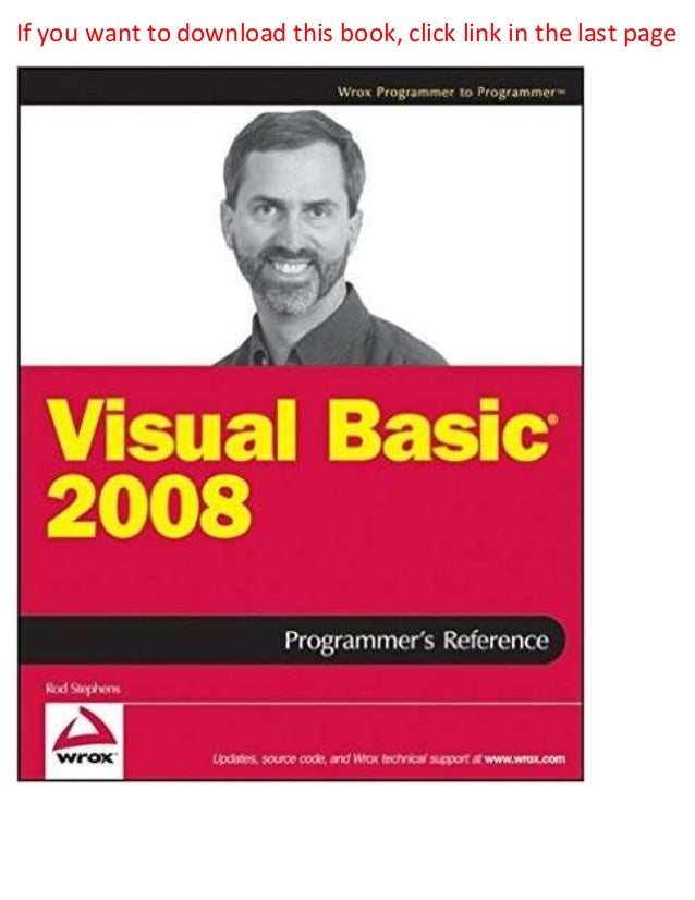 Vb.net 2008 Pdf Book